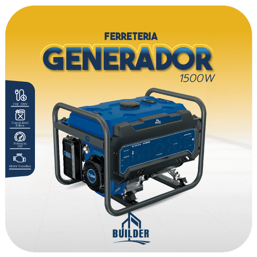 GENERADOR A GASOLINA 1500w